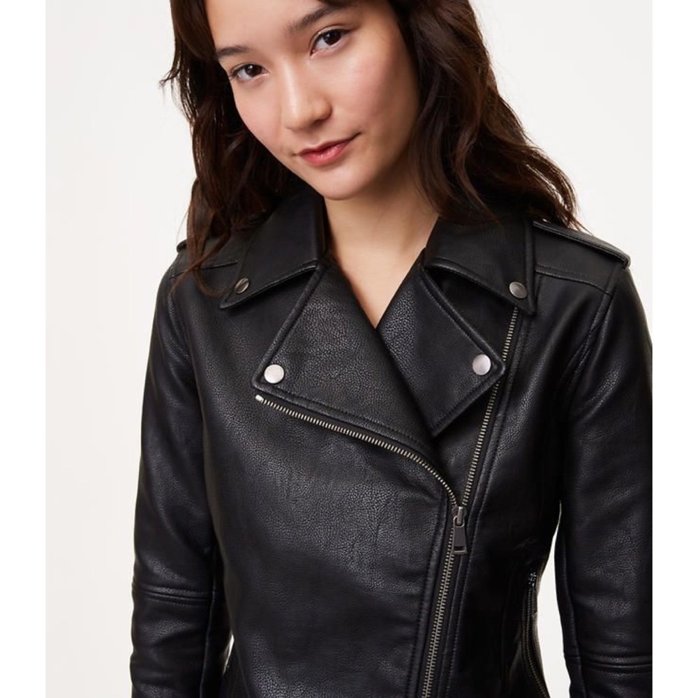 LOFT Faux Leather Jacket